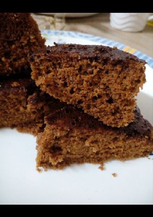 A picture of Cocoa cake 🍫🧀🍰.
