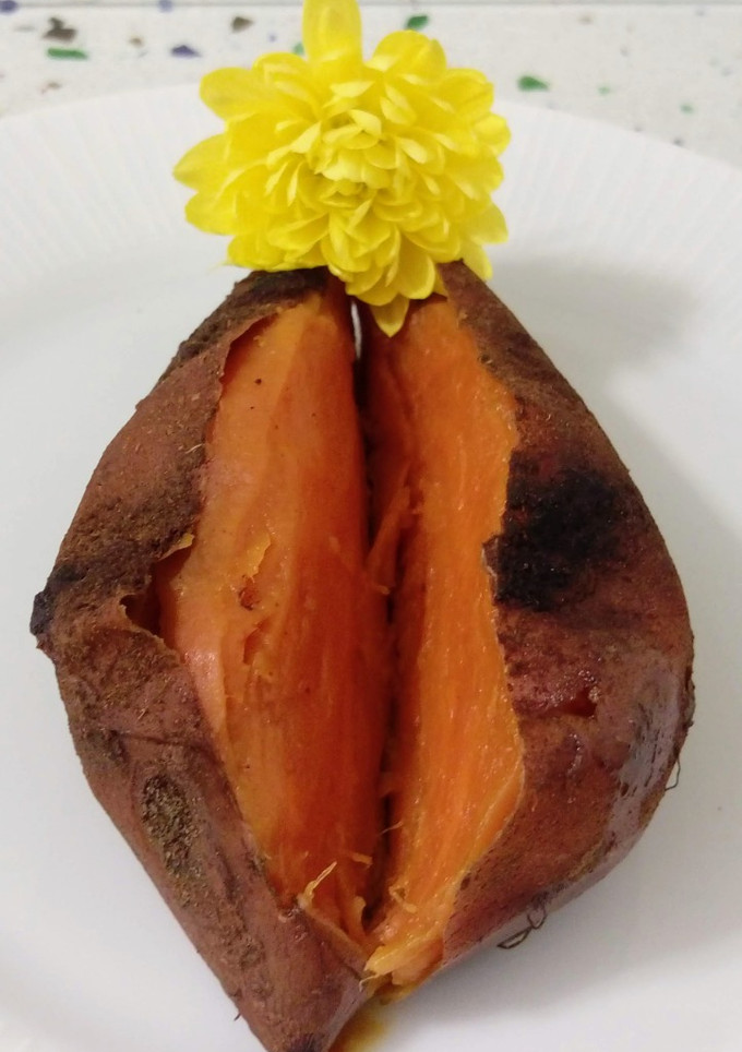 Una foto de Batatas asadas