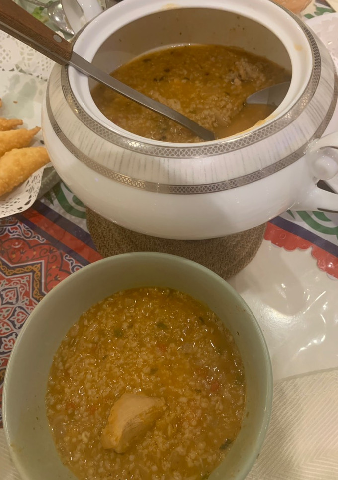 صورة لوصفة حساء الشعير اللذيذة