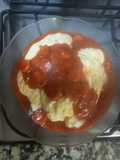 Polenta con Salsa de Salchichas Picantes