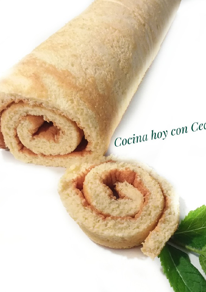 Una foto de Bizcocho para arrollado/brazo de gitano