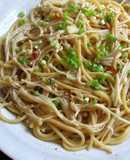 Low-Carb Enoki & Spaghetti Aglio Olio Peperoncino