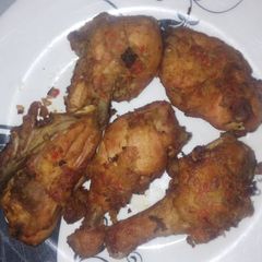 A picture of Marinated Fried chicken.