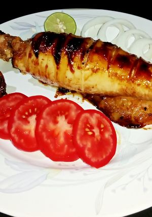 Foto resep Cumi Buncit Panggang Lada Hitam