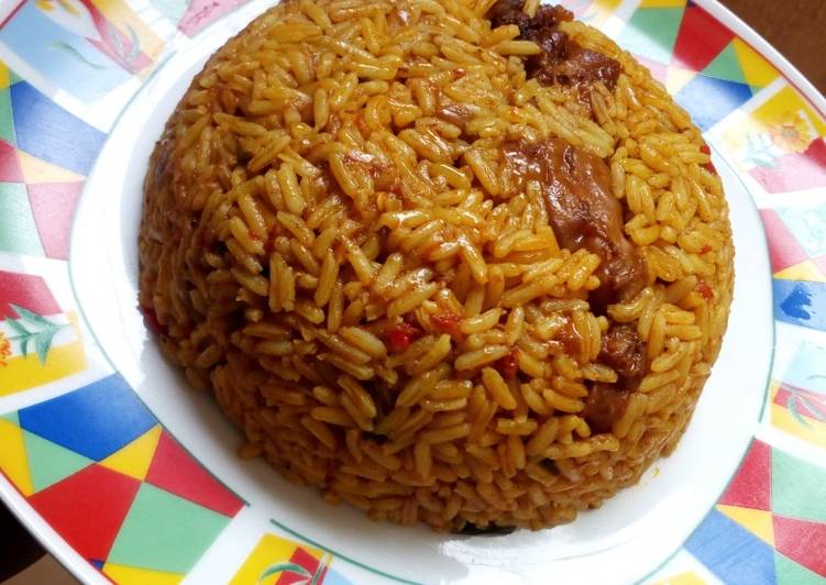 Step-by-Step Guide to Make Dafaduka(Party jallof rice)