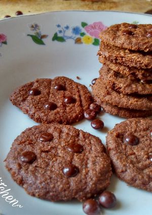 Foto resep Choco Cookies (Goodtime KW😂 | Happycall/Teflon)