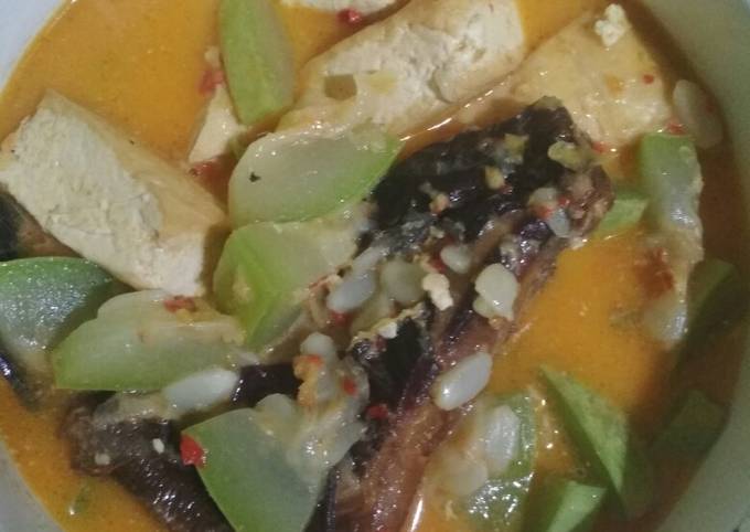 Ternyata begini lho! Resep memasak Sayur lodeh labu ikan asap hidangan Lebaran  spesial