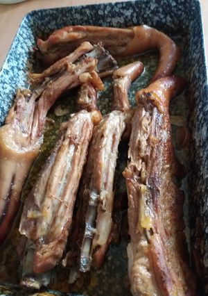 Sült disznófarok recept fotója