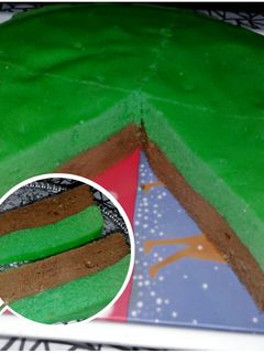 Foto resep Bolu mocca pandan