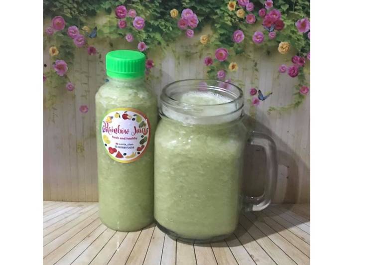 Bagaimana Menyiapkan Diet Juice Kale Soursop Apple Pear, Lezat Sekali
