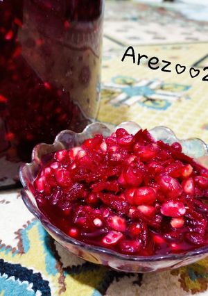 عکسی از دستور ترشی انار و لبو