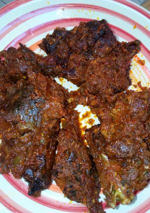A picture of Peppered chicken.