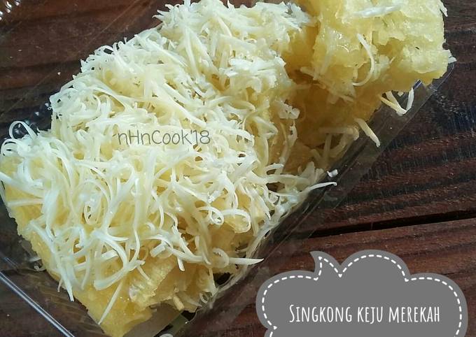 Bagaimana Menyiapkan Singkong keju merekah yang Bikin Ngiler