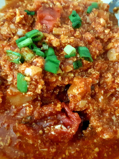 รูปของ พริกอ่องเห็ดใส่ไข่ มังสวิรัติ Tomato Chilli Paste/ Dipping wit
