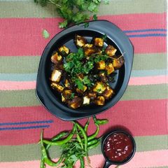 A picture of Paneer 65.