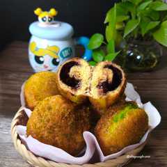 Donat Labu isi coklat (1267)-レシピのメイン写真