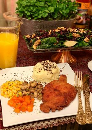 عکسی از دستور شینسل مرغ 😍😍