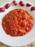 Lomos de atún con pisto o Ratatouille fácil y rápido
