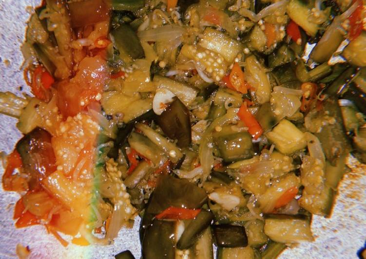 Oseng Terong Teri Medan