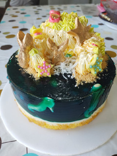 Una foto de Torta Ocean Cake de sirenas