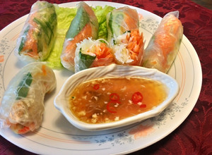越南米紙捲 的食譜成品照片