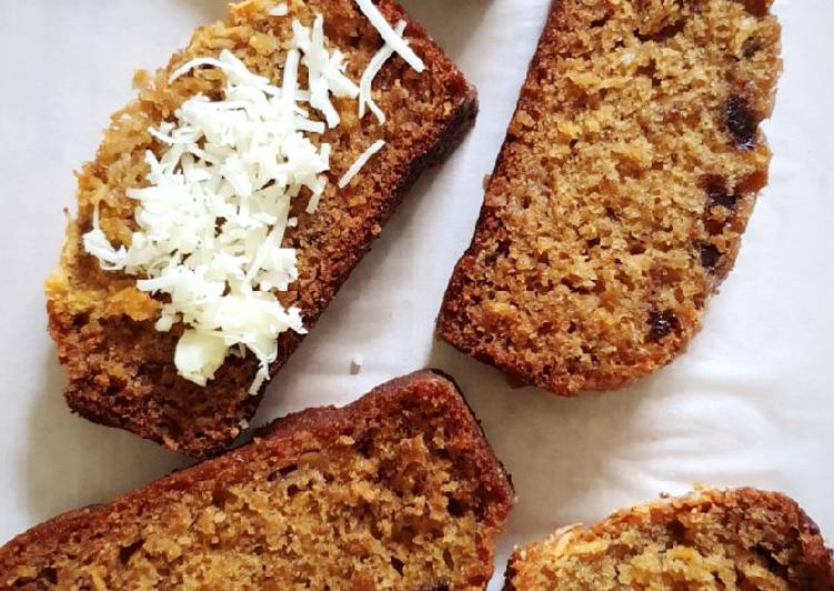 Cara Gampang Membuat Banana Bread dg Discard Sourdough Anti Gagal