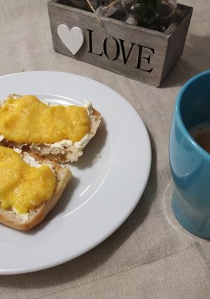 Una foto de Crema de naranjas para el desayuno
