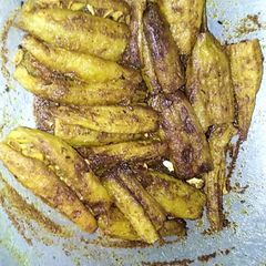 A picture of Fried Karela.