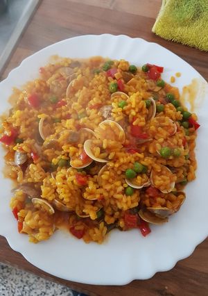 Una foto de Mi arroz con chirlas