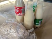 A picture of vanilla soy milk