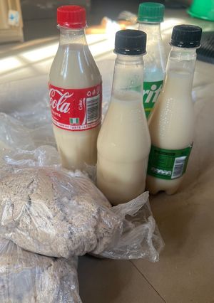 A picture of Vanilla soy milk.
