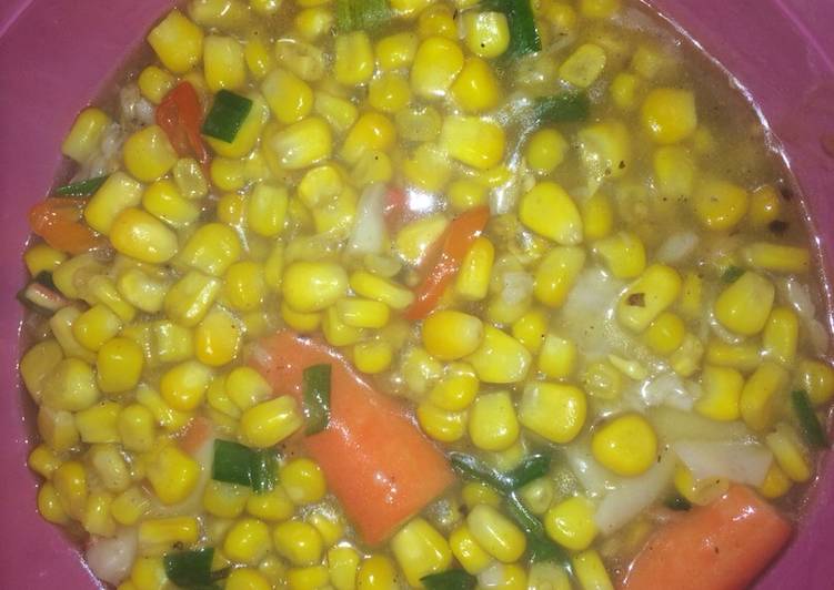 Sup krim jagung seadanya🌽