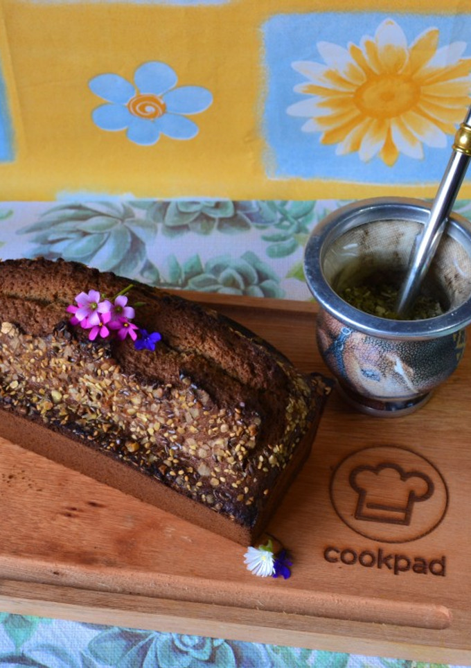 Una foto de Budín de café y cacao con harina de avena☕