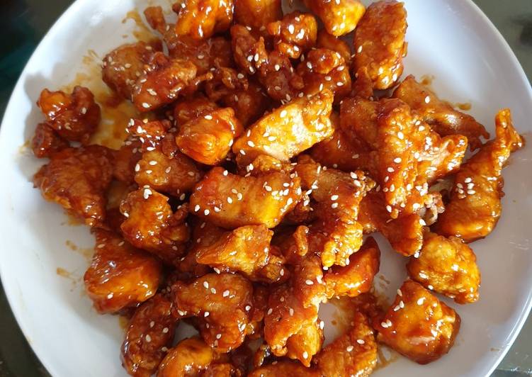 Resep Korean Honey Chicken Anti Gagal
