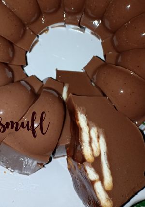 Foto resep Pudding coklat with marie regal