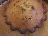 Budín de banana y chocolate relleno de dulce de leche