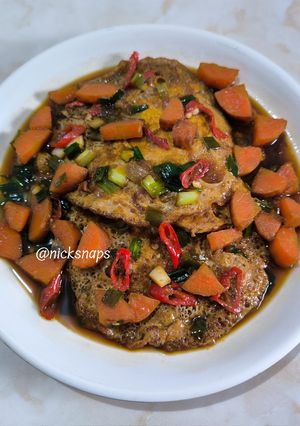 Foto resep Semur Telur Ceplok Wortel