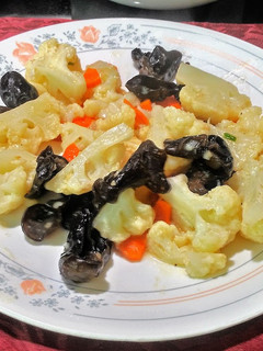 清炒白花椰菜 的食譜成品照片