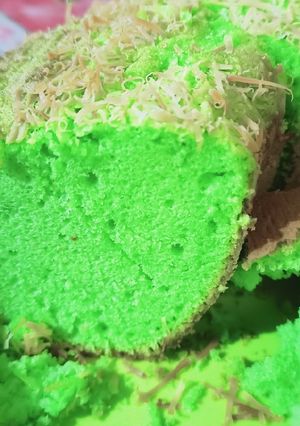 Foto resep Bolu panggang pandan keju