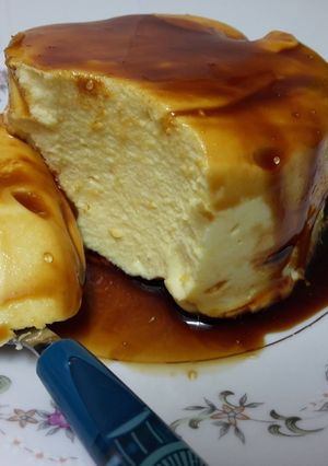 Una foto de Flan de limón (en thermomix)