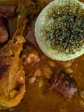 Garbanzos con parrillada lunes de carnaval!