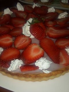 صورة لوصفة تارت بالفريز 🍓🍓🍓