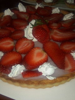 صورة لوصفة تارت بالفريز 🍓🍓🍓