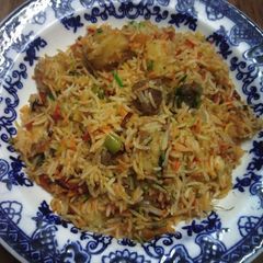 A picture of Street Style Tawa Mutton Pulao.