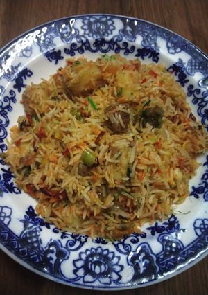 A picture of Street Style Tawa Mutton Pulao.