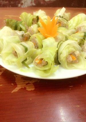 Hình của món Cải bắp cuộn thịt.
