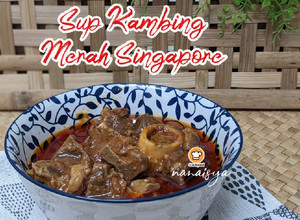 Gambar Sup Kambing Merah Singapore
