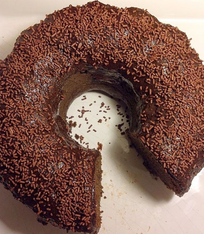 Una foto de Torta de algarroba sin gluten y con especias