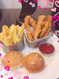 Chicken Strips with fries