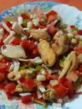 Salpicón de mejillones y surimi